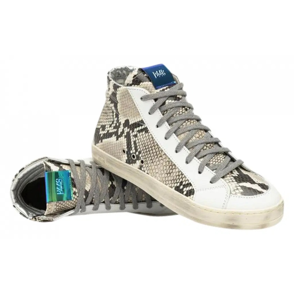P448 Skate Python Snakeskin Leather High Top Sneakers 38 US 8 - Picture 10 of 11